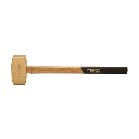 10 Lb. Brass Hammer With 24 Wood Handle
